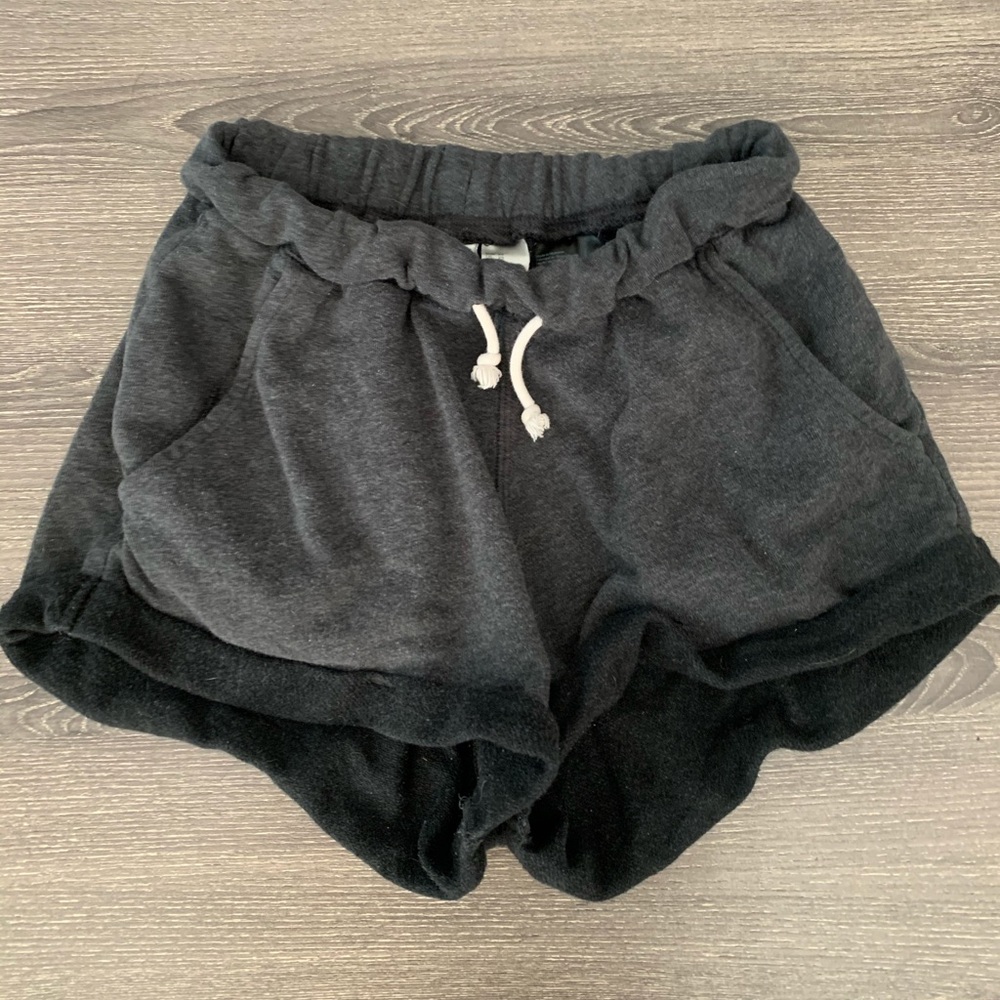 High-waisted Cotton Shorts